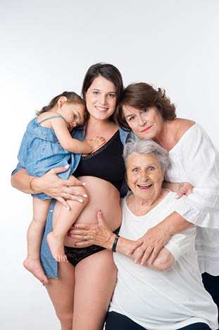 séance photo grossesse famille