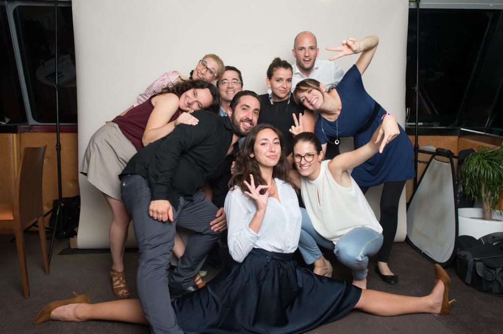 Photo fun devant photo-call