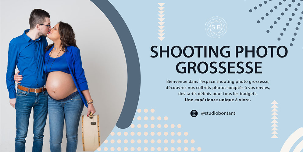 shooting photo grossesse