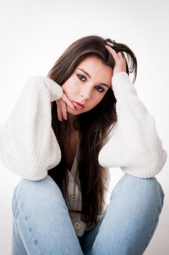 Portrait femme studio