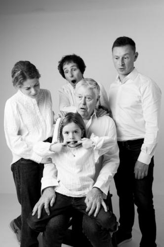 photo famille studio grimace