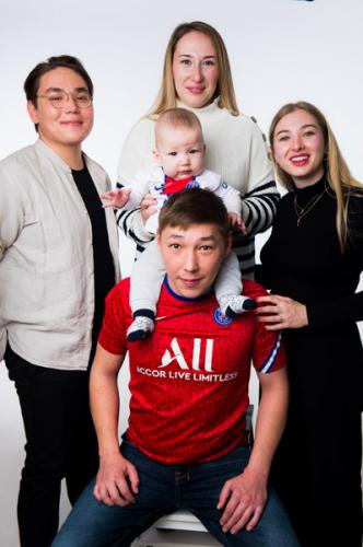 photo famille studio